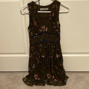 Abercrombie & Fitch Green Butterfly Dress 🦋